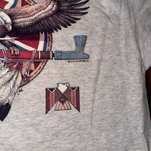 Native American Vintage 90’s Graphic Designed T-Shirt: Adult Large: GUC - Picture 3 of 4